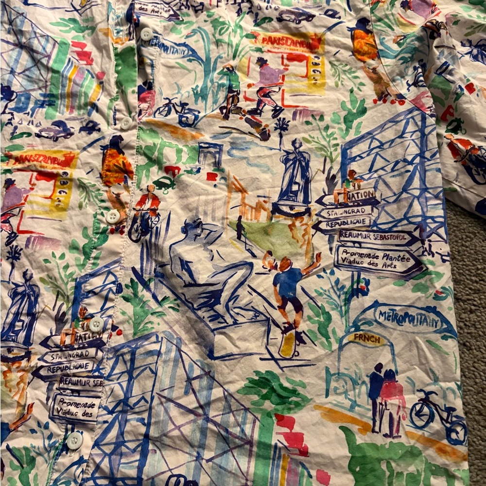 FRNCH Vibrant Artistic Shirt - Picture 6 of 7